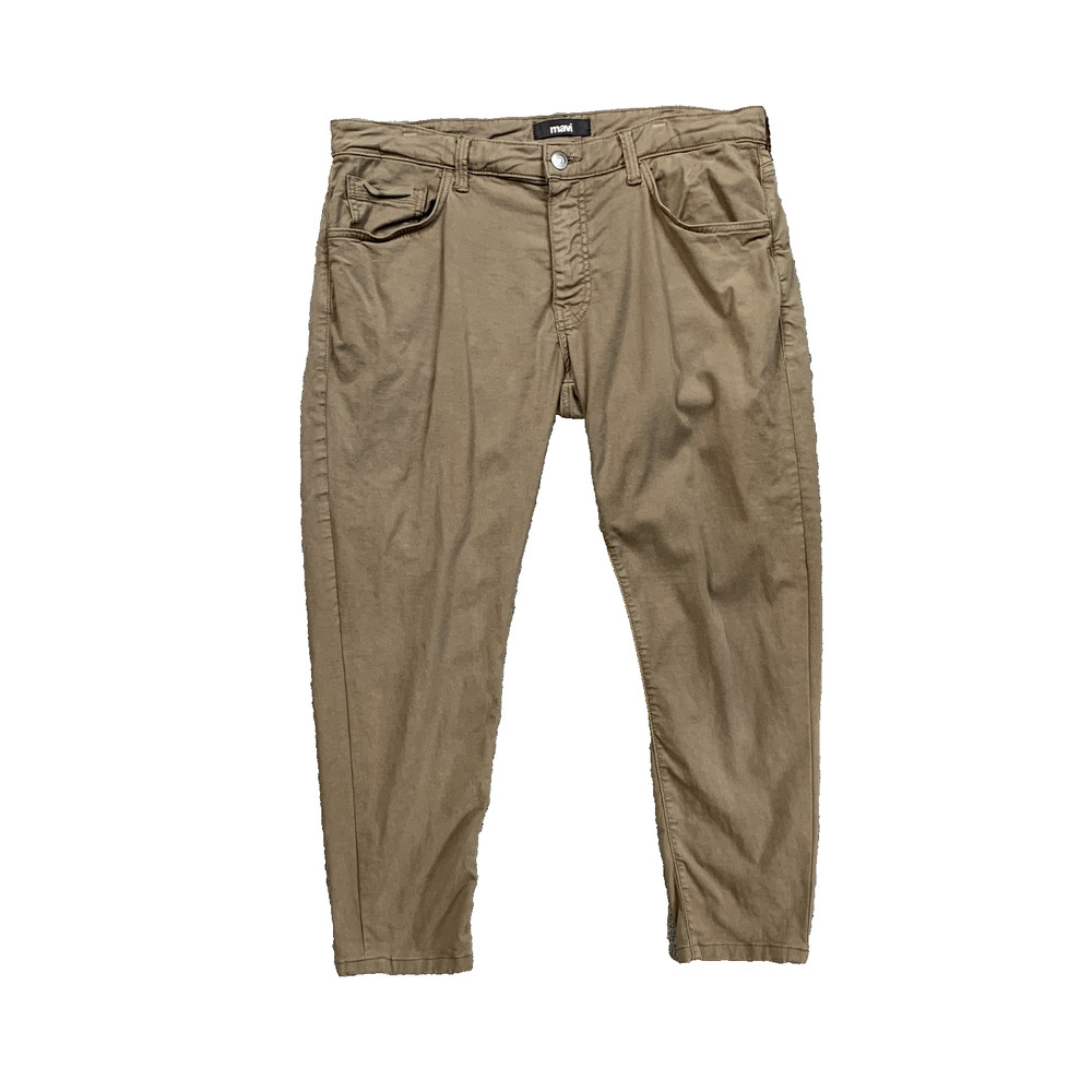 MAVI Pants Mens 36 Mushroom Marcus Slim Straight Leg Mid Rise Twill Chino Pocket